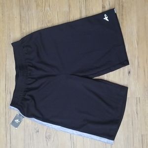 Youth Boys Black Athletic Shorts